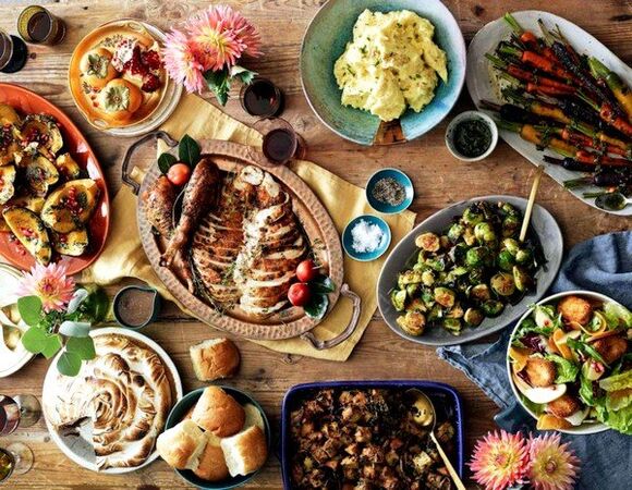 eine Vielzahl von Nahrungsmitteln gegen Parasiten im Körper